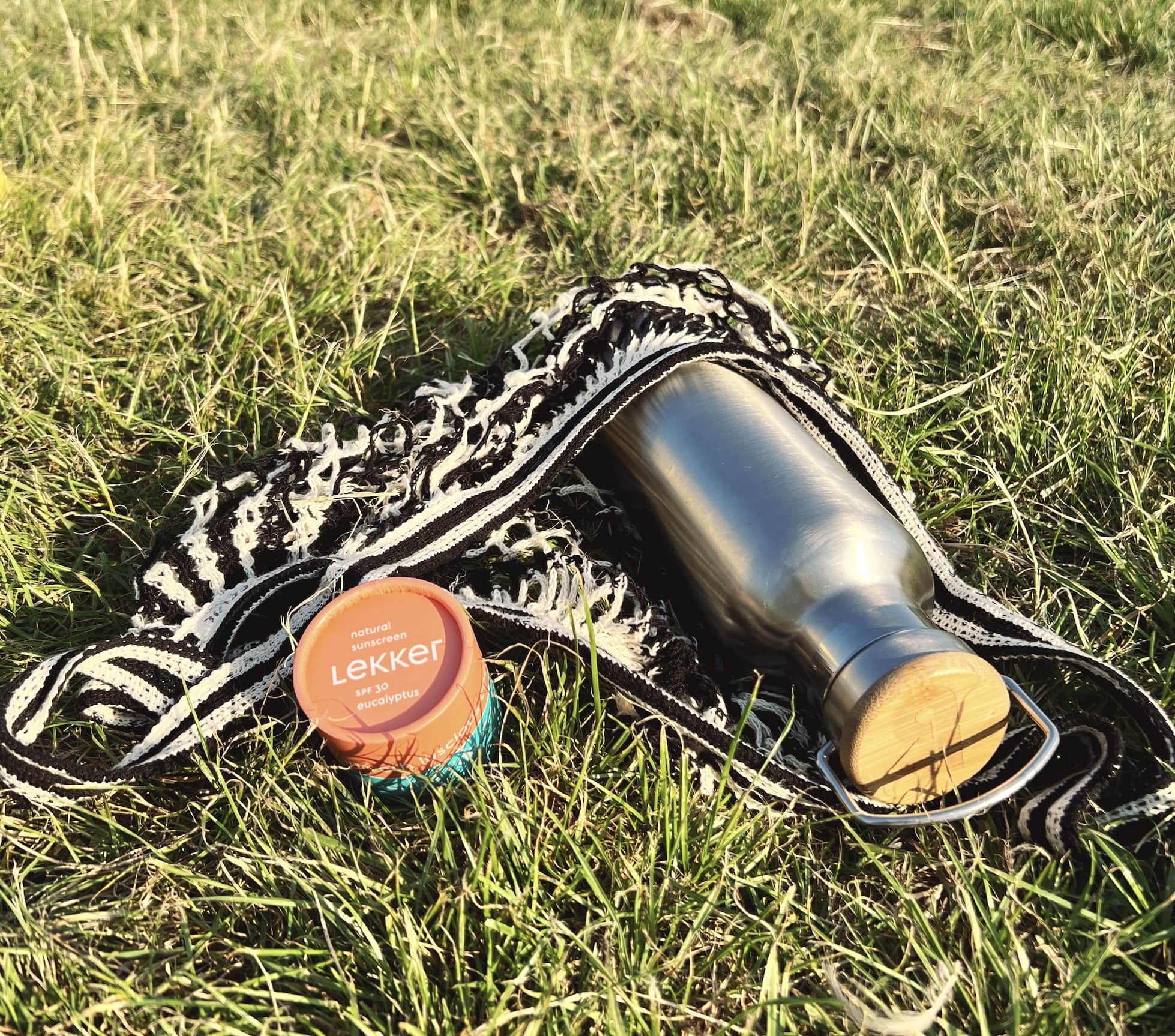 Short Handle String Bag - Bicolor - Plastic Free Amsterdam